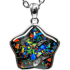 Kategorie Eisen-Meteorit-Anhänger (Muonionalusta Sternschnuppe | Synthetic Opal | 925er Silber)