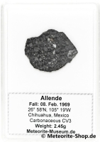 Allende Meteorit - 2,45 g Allende Meteorit - 2,45 g