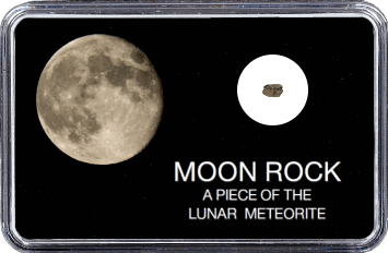 Mond Meteorit NWA 12697 (Motiv: Abnehmender Mond)