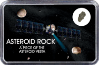 Vesta Meteorit Sariçiçek (Motiv: Vesta mit Mars und Raumsonde Dawn) Vesta Meteorit Sariçiçek (Motiv: Vesta mit Mars und Raumsonde Dawn)