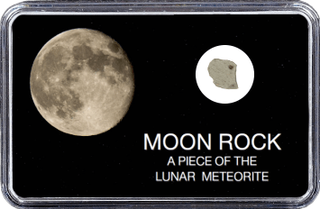 Mond Meteorit NWA 10317 (Motiv: Abnehmender Mond)