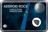Vesta Meteorit Sariçiçek (Motiv: Vesta mit Merkur und Raumsonde Dawn) Vesta Meteorit Sariçiçek (Motiv: Vesta mit Merkur und Raumsonde Dawn)