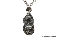 Eisen-Meteorit-Anhänger (Campo del Cielo | Gefasst | 925er Silber) - 2,55 g Eisen-Meteorit-Anhänger (Campo del Cielo | Gefasst | 925er Silber) - 2,55 g