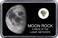 Mond Meteorit NWA 10317 (Motiv: Halbmond) Mond Meteorit NWA 10317 (Motiv: Halbmond)