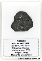 Allende Meteorit - 3,00 g Allende Meteorit - 3,00 g