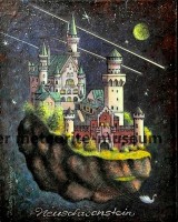 Neuschwanstein Meteoritenfall Gemälde (Motiv I) Neuschwanstein Meteoritenfall Gemälde (Motiv I)