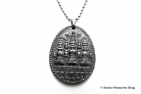 Stein-Eisen-Meteorit-Anhänger (Seymchan | Scheibe | Stupa Carved Amulett) - 31,80 g Stein-Eisen-Meteorit-Anhänger (Seymchan | Scheibe | Stupa Carved Amulett) - 31,80 g