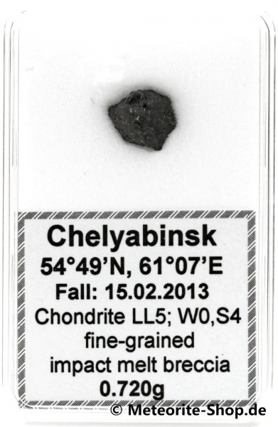 Chelyabinsk (Tscheljabinsk) Meteorit - 0,720 g