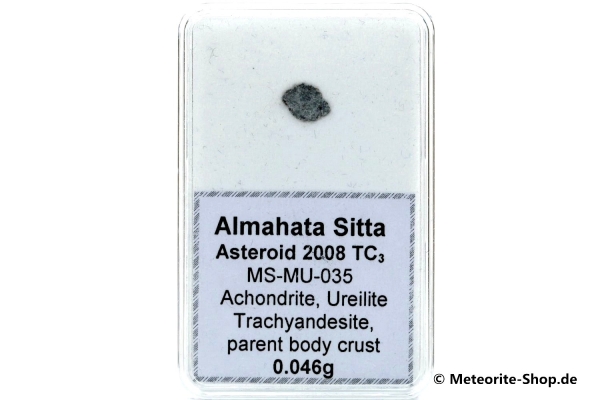 Almahata Sitta Meteorit (MS-MU-035: Ureilit > Trachyandesit) - 0,046 g