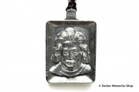 Stein-Eisen-Meteorit-Anhänger (Seymchan | Scheibe | Albert Einstein Carved Amulett) - 29,30 g Stein-Eisen-Meteorit-Anhänger (Seymchan | Scheibe | Albert Einstein Carved Amulett) - 29,30 g