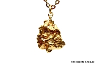 Eisen-Meteorit-Anhänger (Campo del Cielo | Natura | Vergoldet) - 12,40 g Eisen-Meteorit-Anhänger (Campo del Cielo | Natura | Vergoldet) - 12,40 g