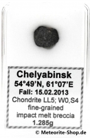 Chelyabinsk (Tscheljabinsk) Meteorit - 1,285 g Chelyabinsk (Tscheljabinsk) Meteorit - 1,285 g