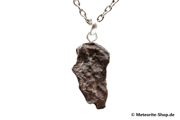 Stein-Meteorit-Anhänger (NWA 4528 | Natura | 925er Silber) - 3,40 g