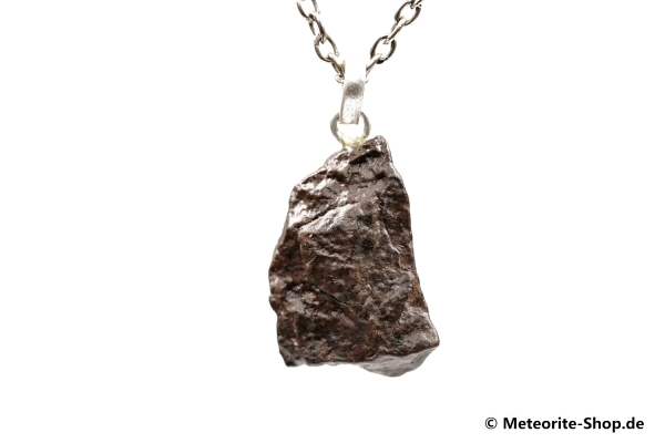 Stein-Meteorit-Anhänger (NWA 4528 | Natura | 925er Silber) - 5,80 g