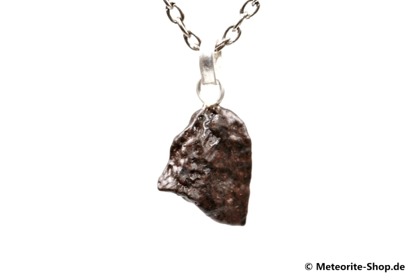 Stein-Meteorit-Anhänger (NWA 4293 | Natura | 925er Silber) - 2,50 g