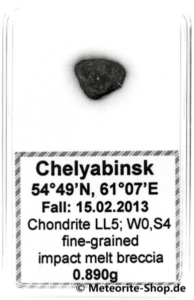 Chelyabinsk (Tscheljabinsk) Meteorit - 0,890 g