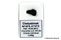 Chelyabinsk (Tscheljabinsk) Meteorit - 1,220 g Chelyabinsk (Tscheljabinsk) Meteorit - 1,220 g