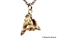 Eisen-Meteorit-Anhänger (Campo del Cielo | Natura | Vergoldet) - 4,80 g Eisen-Meteorit-Anhänger (Campo del Cielo | Natura | Vergoldet) - 4,80 g