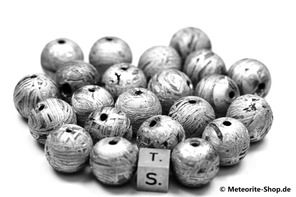 Eisen-Meteorit-Anhänger (Aletai | Perle | Gelocht & Versiegelt) - 15,40 g