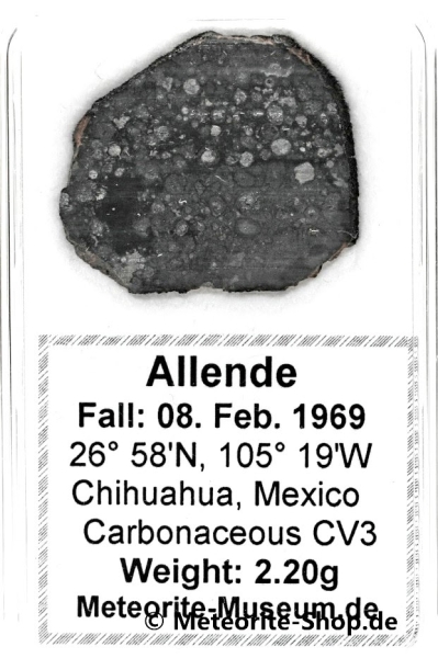 Allende Meteorit - 2,20 g