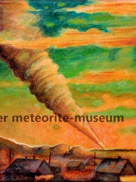 Sikhote-Alin Meteoritenfall Gemälde