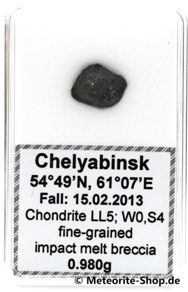 Chelyabinsk (Tscheljabinsk) Meteorit - 0,980 g
