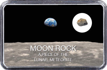 Mond Meteorit NWA 11407 (Motiv: Blick auf Erde von Mond)