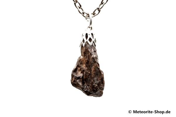 Stein-Meteorit-Anhänger (NWA 4293 | Natura | 925er Silber) - 2,90 g