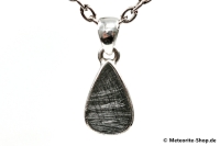 Eisen-Meteorit-Anhänger (Muonionalusta | Scheibe | 925er Silber) - 1,60 g Eisen-Meteorit-Anhänger (Muonionalusta | Scheibe | 925er Silber) - 1,60 g