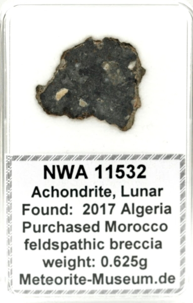 NWA 11532 Mond Meteorit - 0,625 g