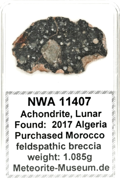 NWA 11407 Mond Meteorit - 1,085 g