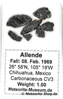 Allende Meteorit - 1,00 g Allende Meteorit - 1,00 g