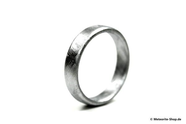 Eisen-Meteorit Ring (Muonionalusta | Unisex | Bombiert | Veredelt) - 3,00 bis 5,00 g