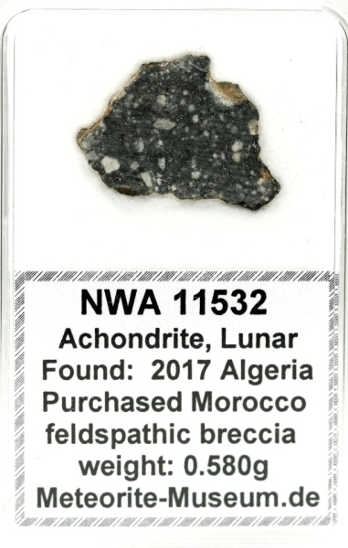 NWA 11532 Mond Meteorit - 0,580 g