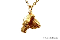 Eisen-Meteorit-Anhänger (Campo del Cielo | Natura | Vergoldet) - 6,25 g Eisen-Meteorit-Anhänger (Campo del Cielo | Natura | Vergoldet) - 6,25 g