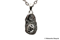 Eisen-Meteorit-Anhänger (Campo del Cielo | Gefasst | 925er Silber) - 2,25 g Eisen-Meteorit-Anhänger (Campo del Cielo | Gefasst | 925er Silber) - 2,25 g