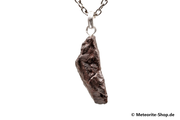 Stein-Meteorit-Anhänger (NWA 4528 | Natura | 925er Silber) - 5,20 g