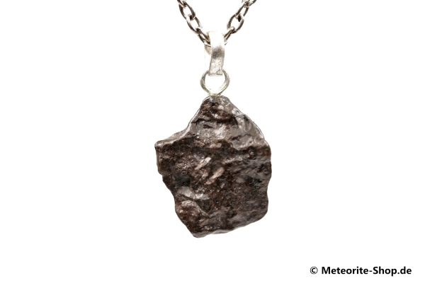 Stein-Meteorit-Anhänger (NWA 4528 | Natura | 925er Silber) - 5,90 g