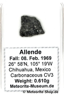 Allende Meteorit - 0,610 g Allende Meteorit - 0,610 g
