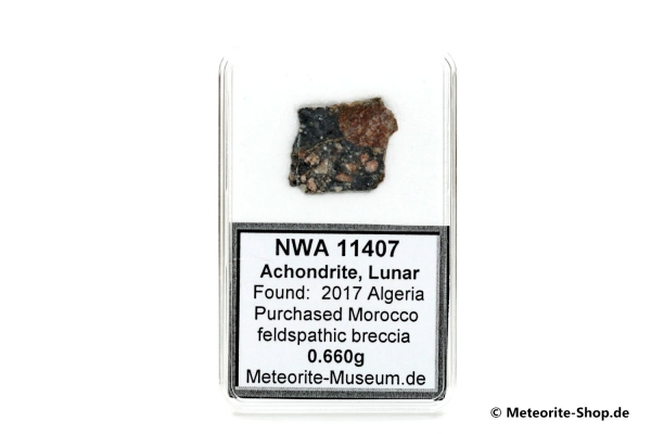 NWA 11407 Mond Meteorit - 0,660 g