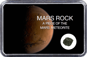 Mars Meteorit Ouargla 003 (Motiv: Planet Mars braune Sanddüne)