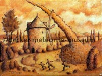 Orgueil Meteoritenfall Gemälde Orgueil Meteoritenfall Gemälde