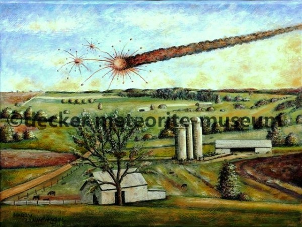 Mifflin Meteoritenfall Gemälde (Motiv I)