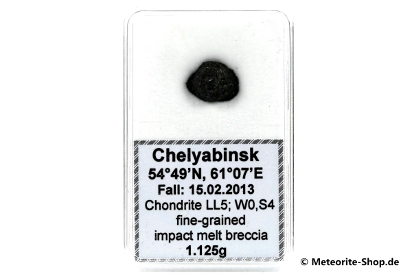 Chelyabinsk (Tscheljabinsk) Meteorit - 1,125 g