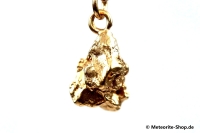 Eisen-Meteorit-Anhänger (Campo del Cielo | Natura | Vergoldet) - 3,20 g Eisen-Meteorit-Anhänger (Campo del Cielo | Natura | Vergoldet) - 3,20 g