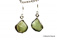 Moldavit-Ohrringe (Tektit | Natura | 925er Silber) - 3,35 g Moldavit-Ohrringe (Tektit | Natura | 925er Silber) - 3,35 g
