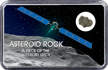 Vesta Meteorit Sariçiçek (Motiv: Vesta mit Raumsonde Dawn)