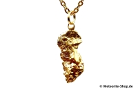 Eisen-Meteorit-Anhänger (Campo del Cielo | Natura | Vergoldet) - 5,65 g Eisen-Meteorit-Anhänger (Campo del Cielo | Natura | Vergoldet) - 5,65 g