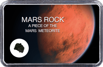 Mars Meteorit NWA 6963 (Motiv: Planet Mars Nahaufnahme Sanddüne)