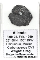 Allende Meteorit - 1,25 g Allende Meteorit - 1,25 g